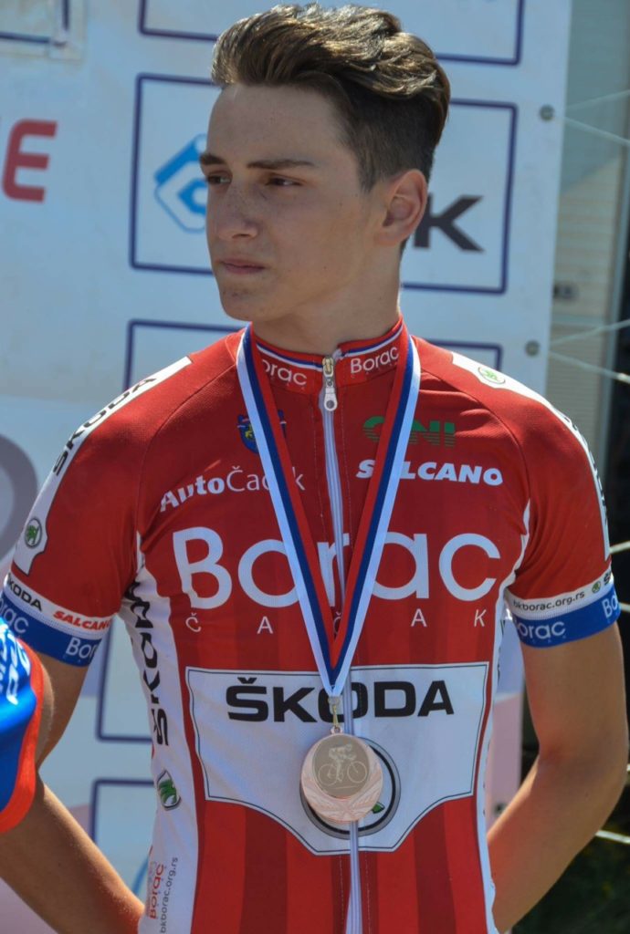 Stefan Sretenovic sa bronzanom medaljom