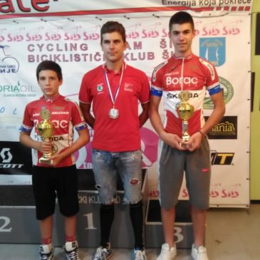 Dve šampionske titule i šest drugih mesta za bicikliste Borca na prvenstvu Srbije