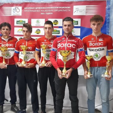Tri titule prvaka Srbije za bicikliste Borca na prvenstvu u ciklo krosu