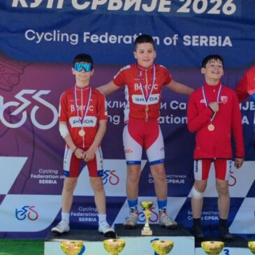 Pobede Djordja Stanisavljevića, Sonje Savić, ekipa U11 i U13 na prvom Kupu Srbije u drumskom biciklizmu za 2026
